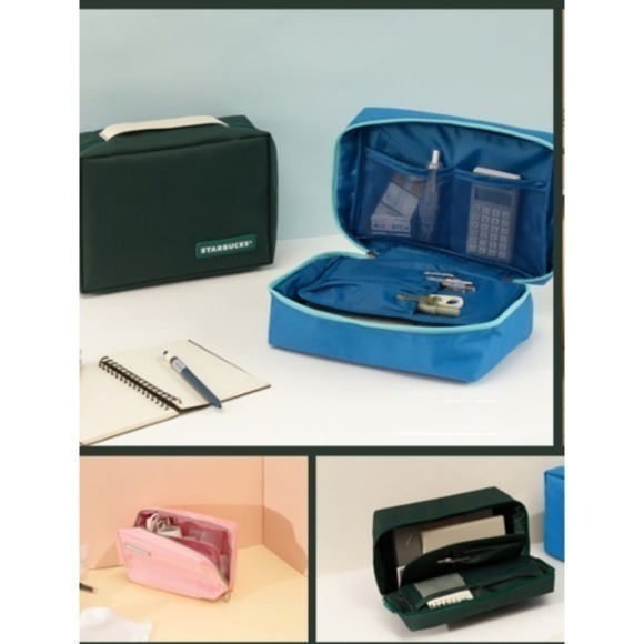 星巴克旅行收納包，星巴克小熊抱枕毯，星巴克小熊毯，星巴克毛毯，星巴克旅行包，星巴克小熊毛毯，星巴克冷氣毯，星巴克收納包-細節圖2