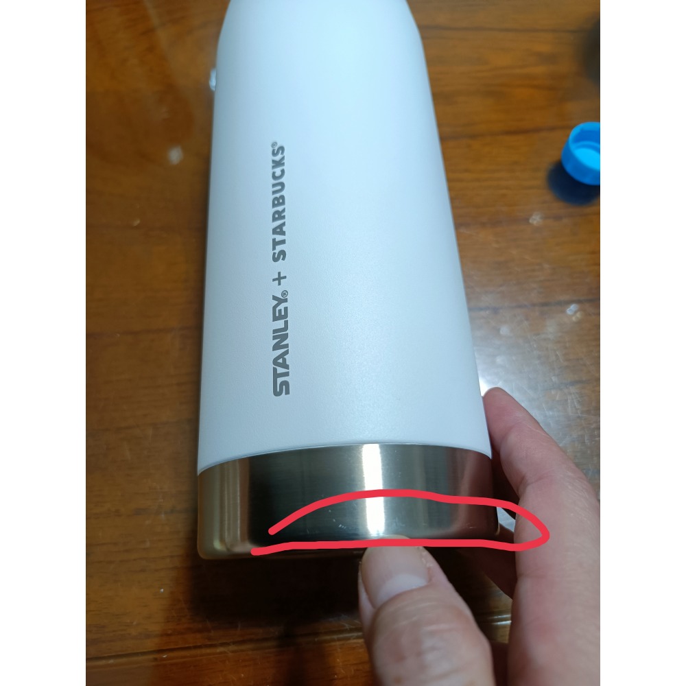 星巴克STANLEY白色不鏽鋼壺，星巴克STANLEY白25OZ不鏽鋼壺，史丹利白25OZ不鏽鋼壺，史丹利白不鏽鋼杯-細節圖4