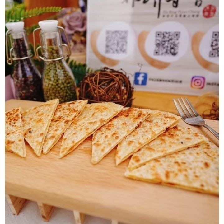 【非餅尋嚐】綠豆薄餅-2片裝-全素（260g）冷卻後也不乾硬，可軟Q也可酥脆-細節圖2