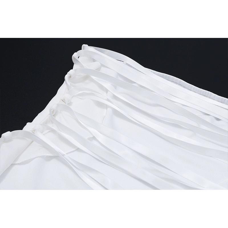 【仙女試衣間】預購✨「綁帶束腰抹胸背心」女夏季❤️‍🔥「美式復古辣妹設計感修身顯瘦短款吊帶上衣」-細節圖7