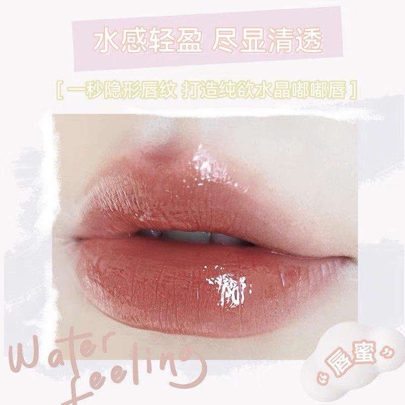 【九尾狐美妝】NOVO🌈雙頭唇釉啞光「鏡面水光唇蜜滋潤保濕豆沙裸色」女小眾品牌學生款-細節圖3