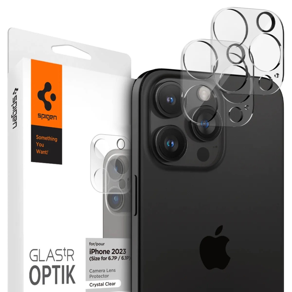 SGP Spigen EZ Fit Optik 鏡頭貼 保護鏡 玻璃貼 適 iPhone 14 15 Pro Max-細節圖2
