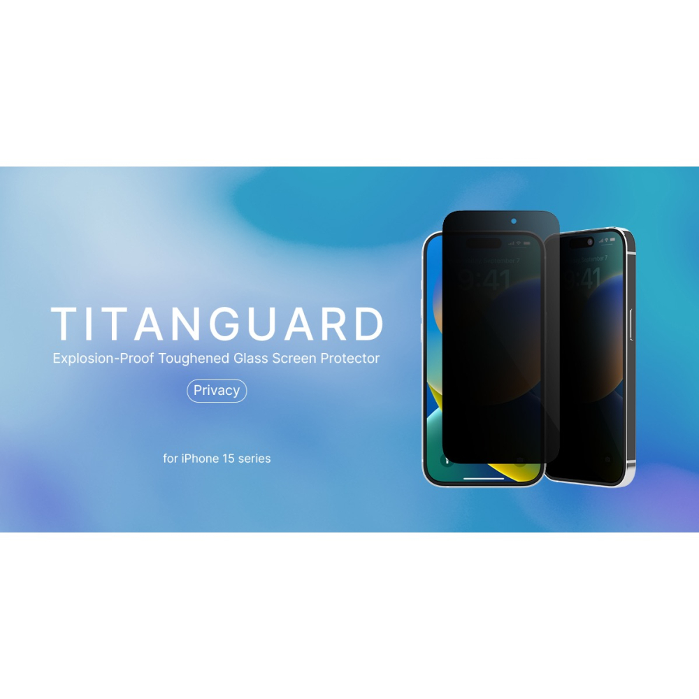 JTLEGEND JTL TITANGUARD 螢幕貼 保護貼 9h 防窺 玻璃貼 iPhone 15 Pro Max-細節圖3