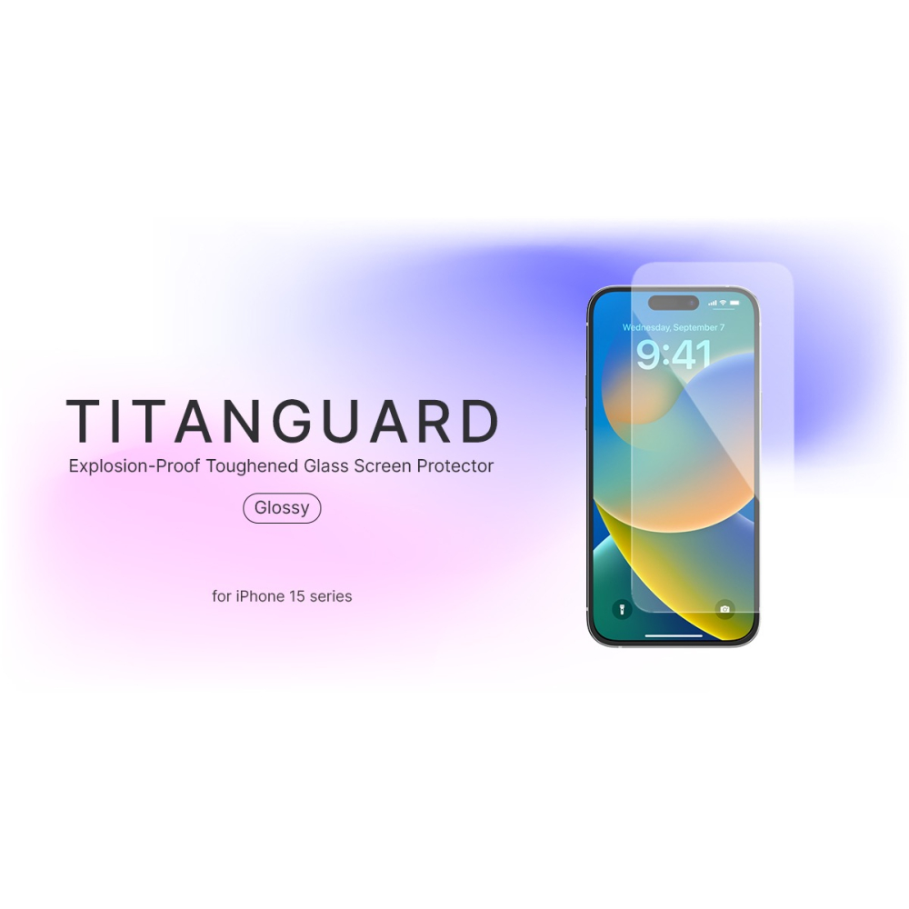 JTLEGEND JTL TITANGUARD 亮面 螢幕貼 保護貼 9h 玻璃貼 iPhone 15 Pro Max-細節圖3