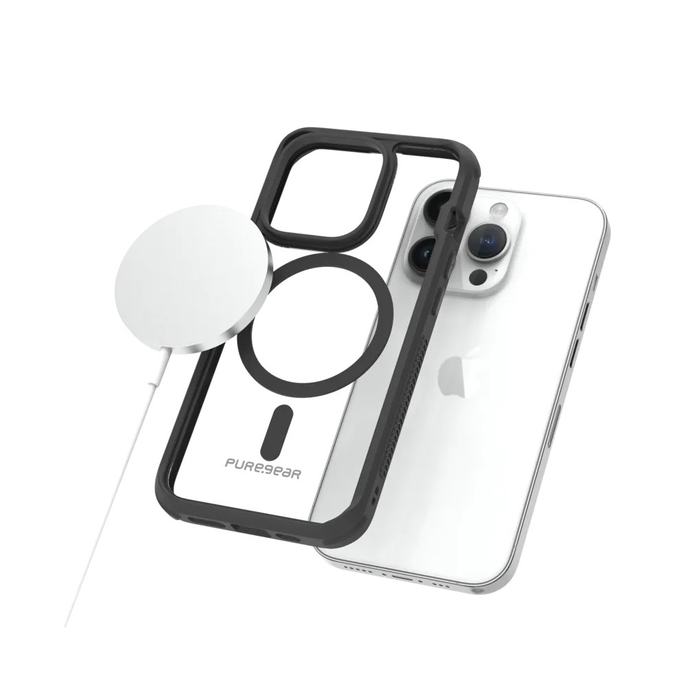 Puregear 普格爾 透明 Magsafe 保護殼 防摔殼 手機殼 iPhone 15 Plus Pro Max-細節圖6