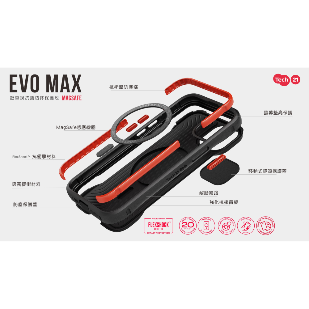 Puregear 普格爾 EvoMax 相機滑蓋 保護殼 防摔殼 手機殼 iPhone 15 Plus Pro Max-細節圖6