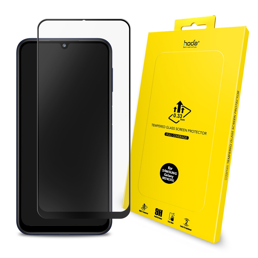 hoda 9H 亮面 鋼化玻璃 保護貼 螢幕貼 玻璃貼 螢幕保護貼 適 Samsung M34 5G-細節圖2