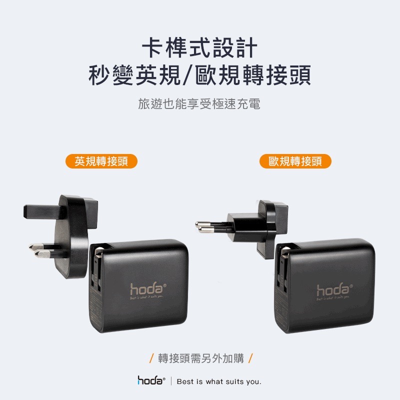 hoda 45W PD 極速 充電器 快充頭 Type C to C 傳輸線 適 iPhone 15 pro max-細節圖9