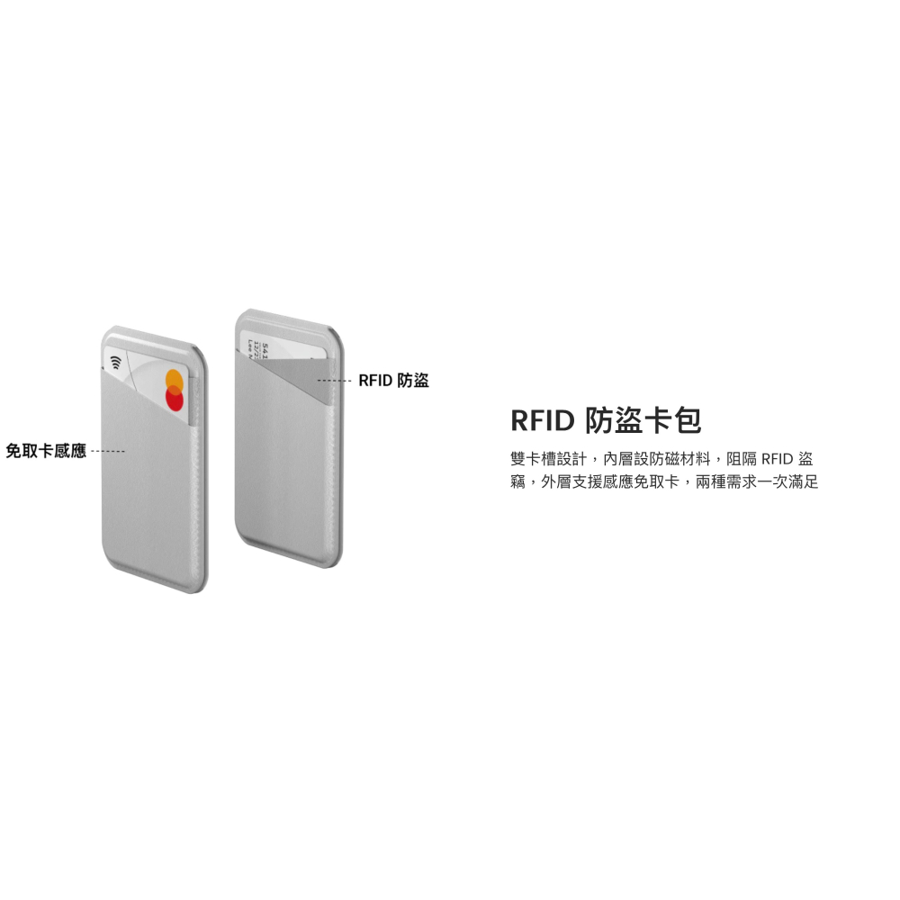 SwitchEasy 魚骨牌 磁吸式 支架 感應 卡包 支援Magsafe 適用 iPhone 15 14 13 12-細節圖5