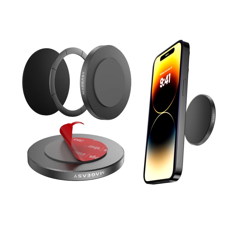 SwitchEasy 魚骨牌 Magnetic magsafe 磁吸 牆面 支架 適 iPhone 13 14 15-細節圖2