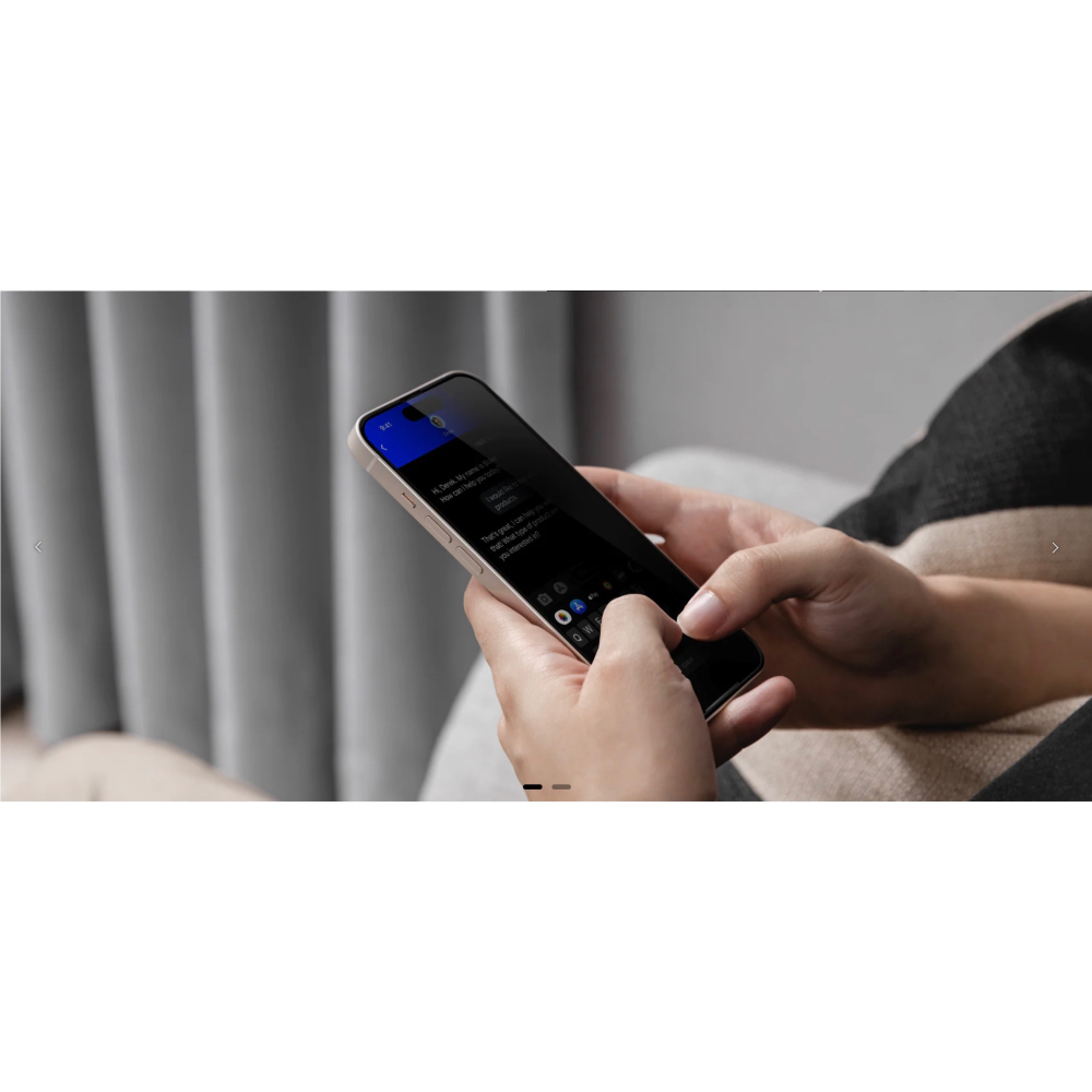 SwitchEasy 魚骨牌 9h 防窺 鋼化玻璃 保護貼 螢幕貼 iPhone 15 Plus Pro Max-細節圖9