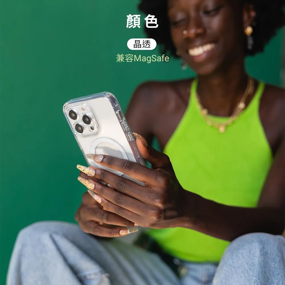 avana ICE 冰晶 透明 支援 Magsafe 磁吸式 防摔殼 保護殼 手機殼 iPhone 15 Pro-細節圖8