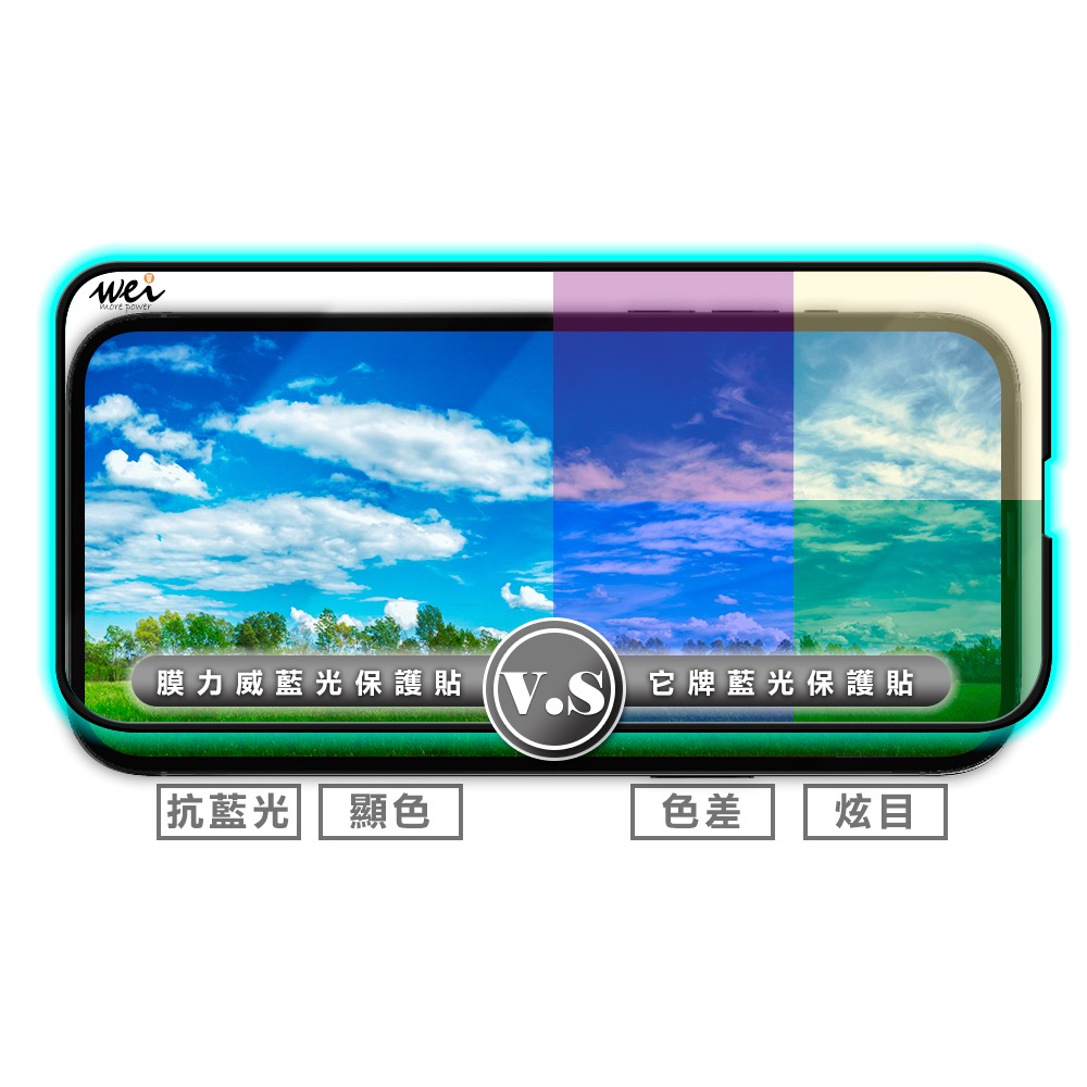 膜力威 抗藍光 2.5D 滿版 玻璃 保護貼 螢幕貼 防刮貼 iPhone 15 Plus Pro Max-細節圖10