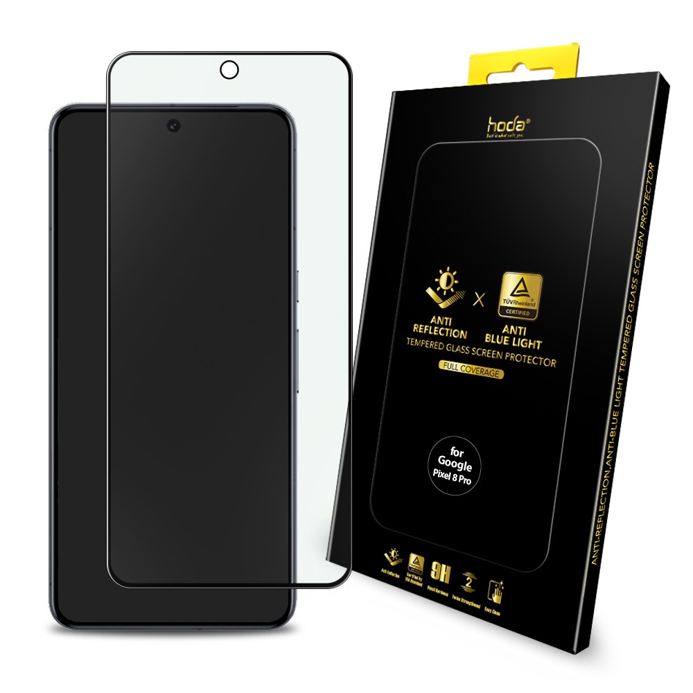 Hoda AR 抗反射 德國萊茵 抗藍光 9H 玻璃貼 保護貼 螢幕貼 Google Pixel 8 Pro-細節圖2
