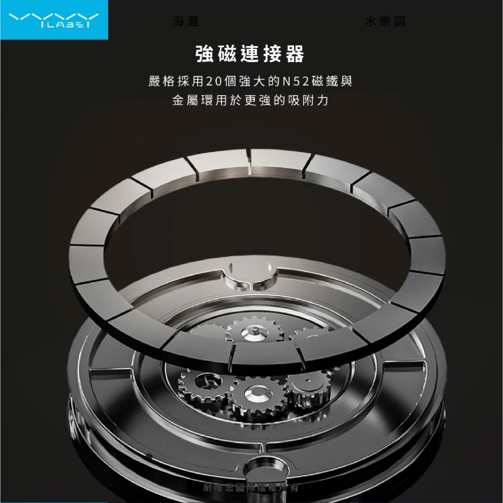 Vyvylabs Z01 車載 磁吸 手機 支架 手機架 導航 支援 Magsafe 適用 iPhone 15 14-細節圖8