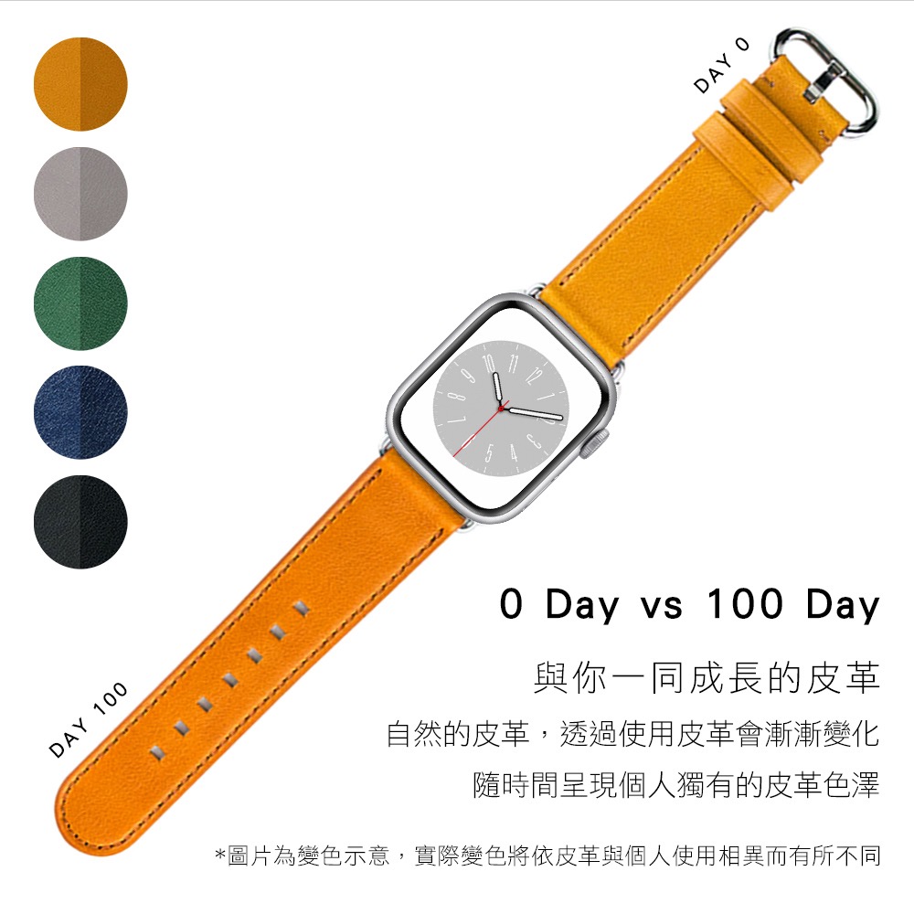 Alto 質感 皮革 智慧型 手錶 錶帶 Apple Watch 38 40 41 45 49 mm-細節圖8