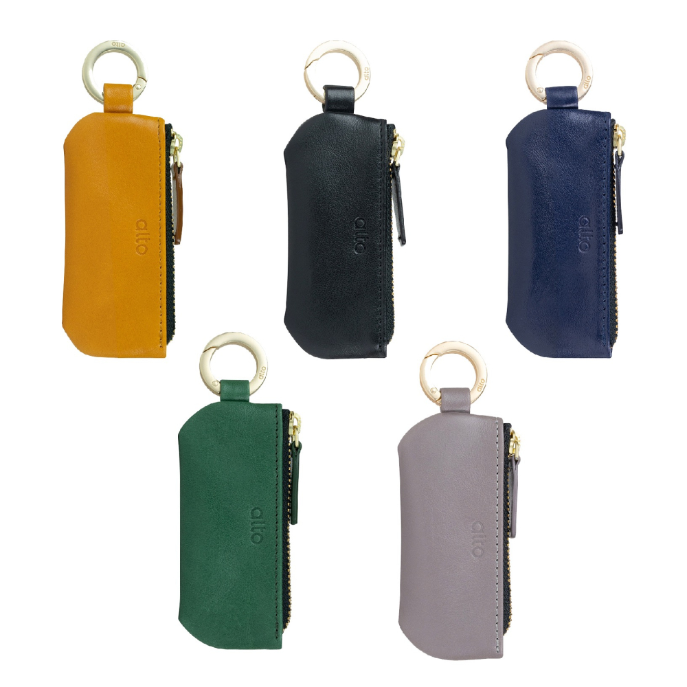 alto 真皮 皮革 小錢包 零錢包 鑰匙圈 吊飾 收納包 皮包-細節圖2