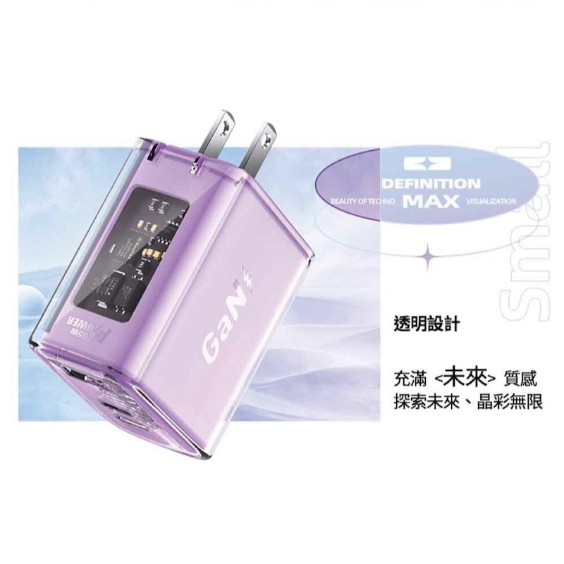 ACEFAST 65W 氮化鎵 電源供應器 快充頭 充電器 Type C A iPhone 15 14 13-細節圖3