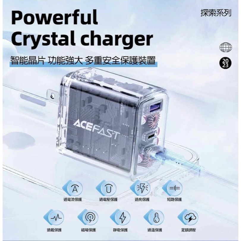 ACEFAST 65W 氮化鎵 電源供應器 快充頭 充電器 Type C A iPhone 15 14 13-細節圖6