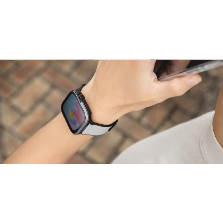 SwitchEasy 魚骨牌 防摔殼 9H 鋼化玻璃 手錶殼 保護殼 apple watch 41 45 49 mm-細節圖8