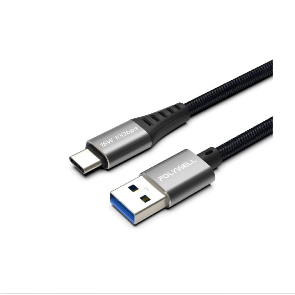 POLYWELL 18W Type-C To A 傳輸線 充電線 iPhone 15 Plus Pro Max 安卓-細節圖2
