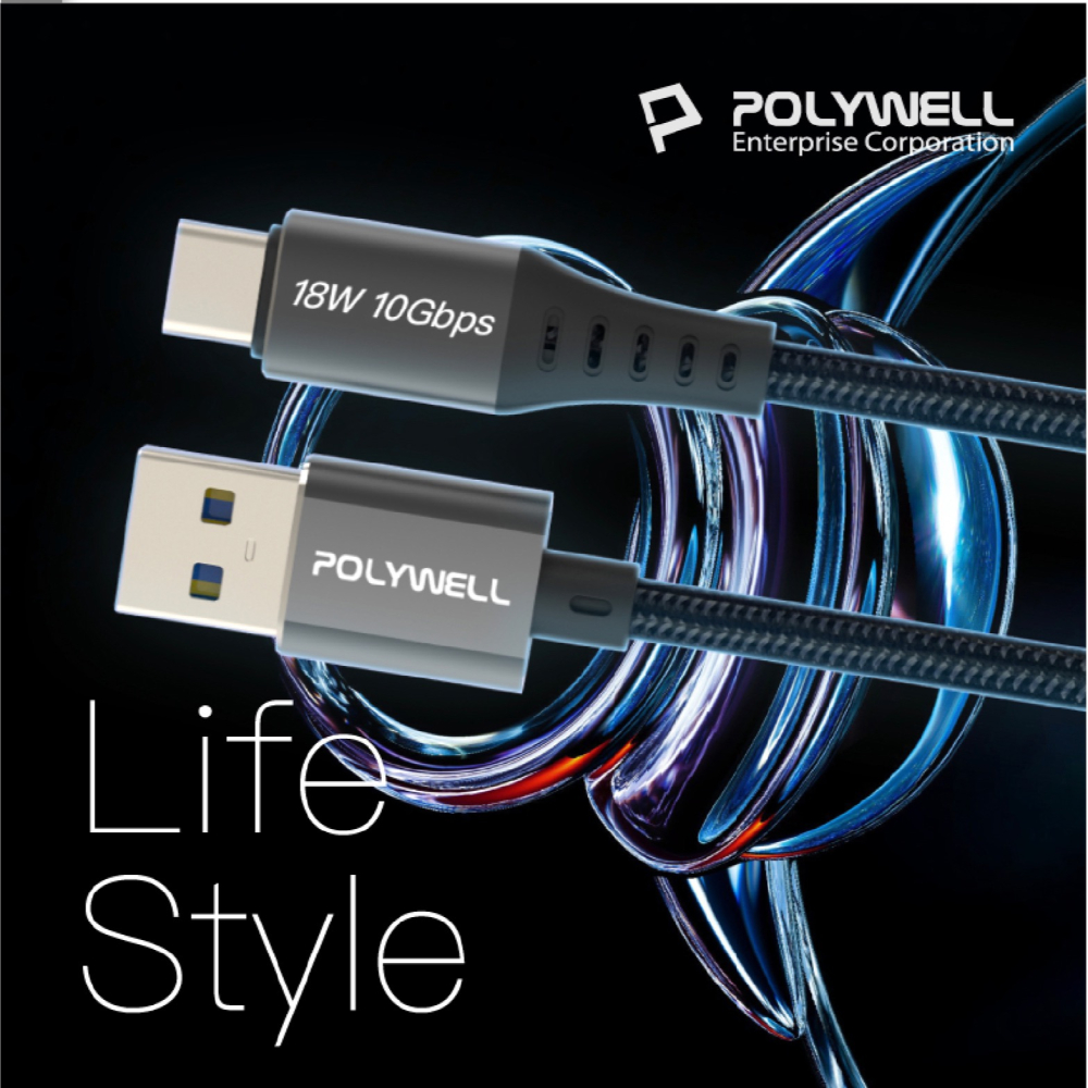 POLYWELL 18W Type-C To A 傳輸線 充電線 iPhone 15 Plus Pro Max 安卓-細節圖10