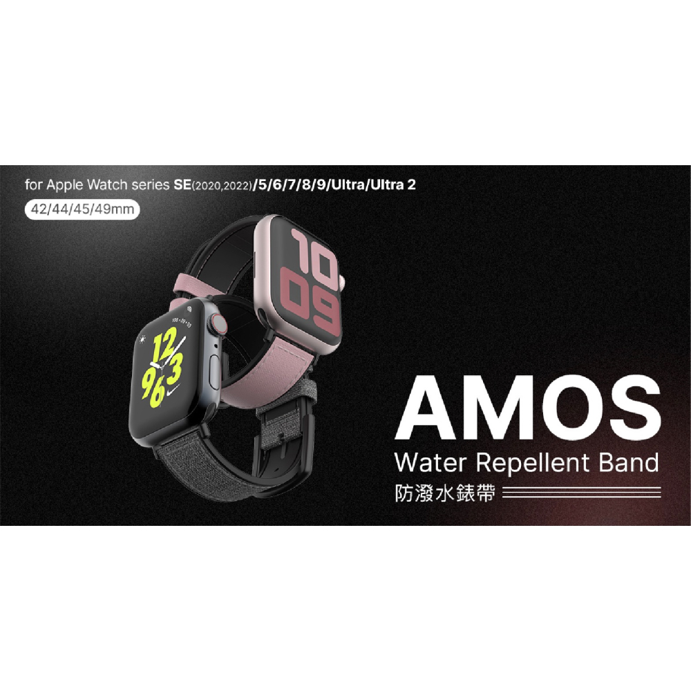 JTLEGEND JTL Amos 智慧 手錶帶 防潑水 錶帶 Apple Watch 42 44 45 49 mm-細節圖3