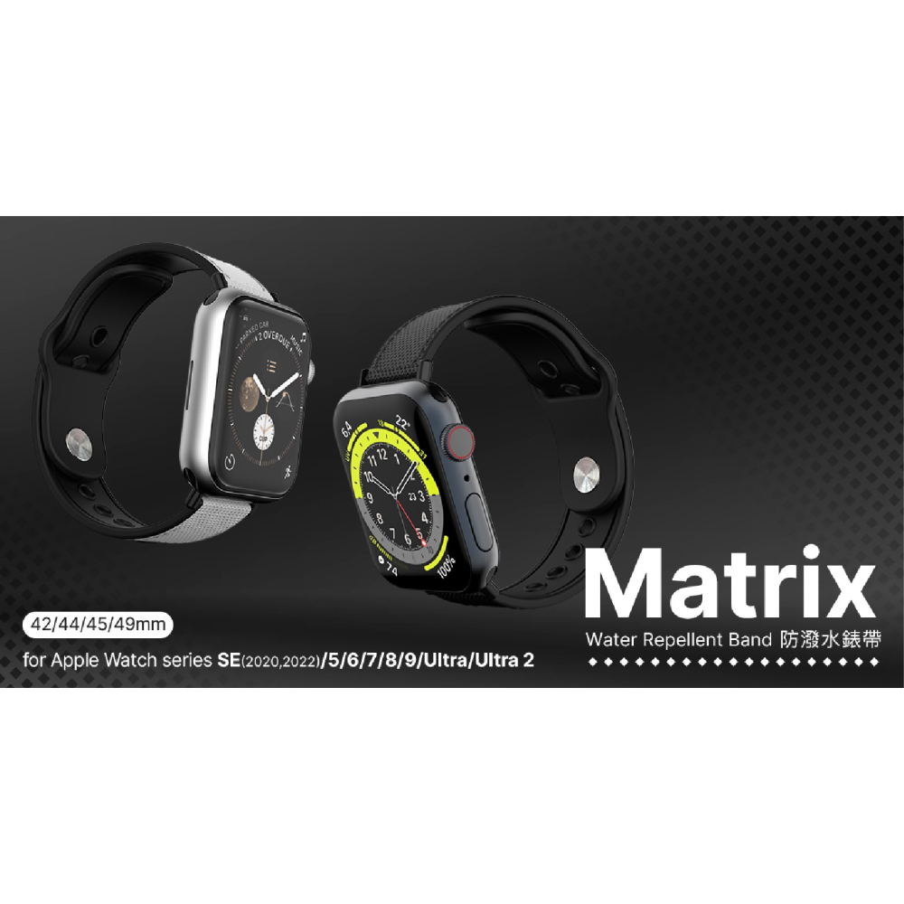 JTLEGEND JTL Matrix 智慧 手錶帶 防潑水錶帶 Apple Watch 42 44 45 49 mm-細節圖3