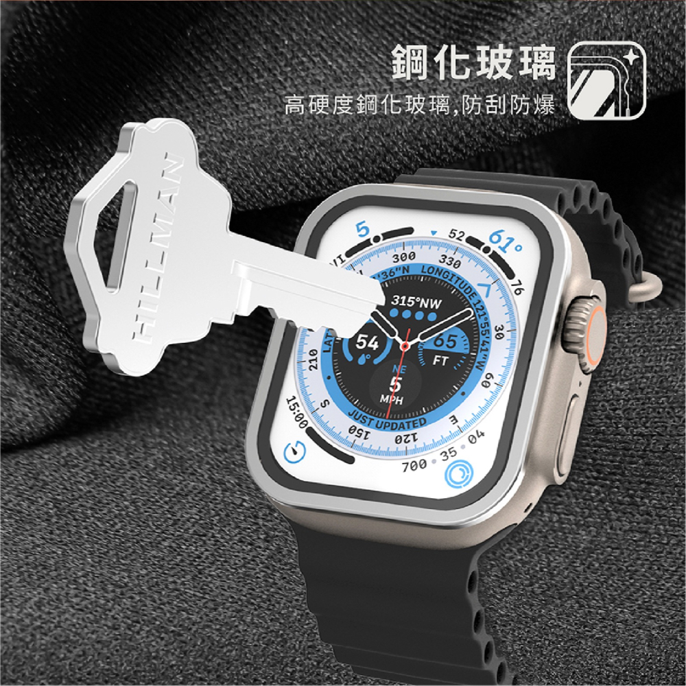 JTLEGEND JTL Titanguard Pro 9H 螢幕保護貼 Apple Watch Ultra 1 2-細節圖6