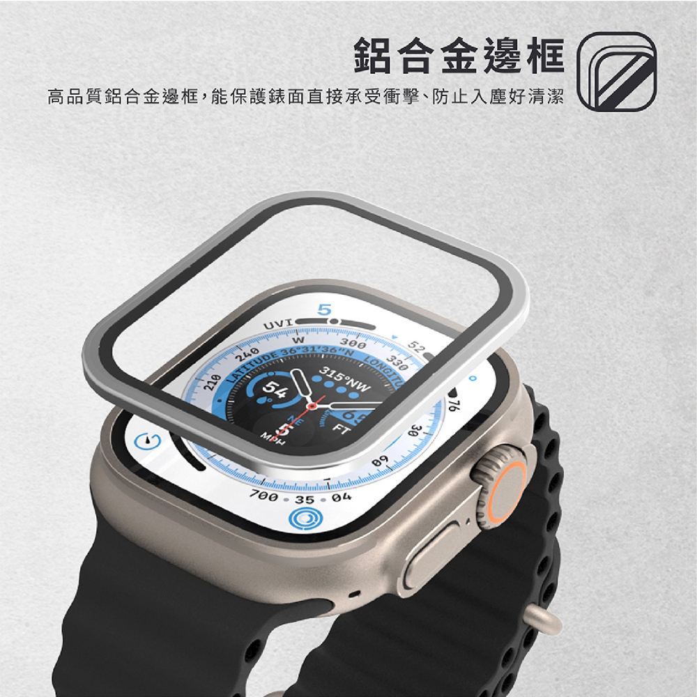 JTLEGEND JTL Titanguard Pro 9H 螢幕保護貼 Apple Watch Ultra 1 2-細節圖7