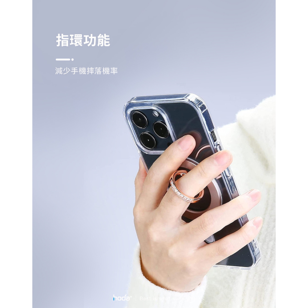 hoda 好貼 磁吸 指環 支架 手機架 支援 MagSafe 適用 iPhone 15 14 13-細節圖7