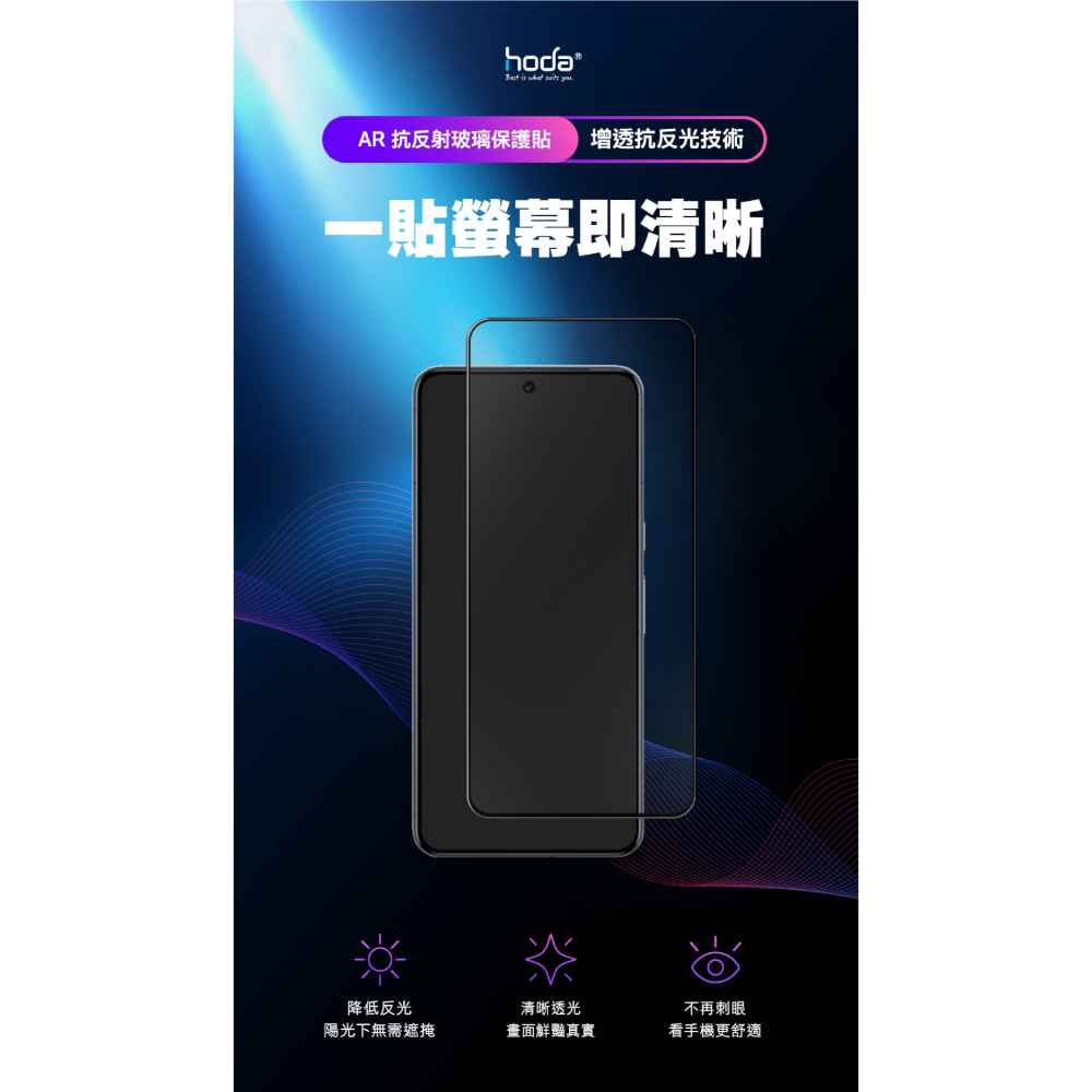 hoda AR 抗反射 德國萊因 抗藍光 玻璃貼 保護貼 螢幕貼 9H 適 華碩 ASUS ROG Ally-細節圖3