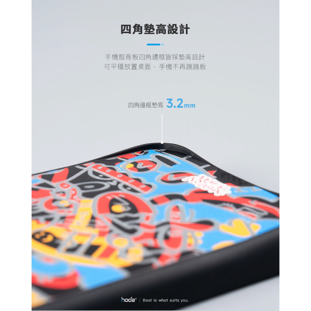 hoda 米豆 彩繪 插畫 軍規 手機殼 保護殼 防摔殼 適用 iPhone 15 Plus Pro Max-細節圖9