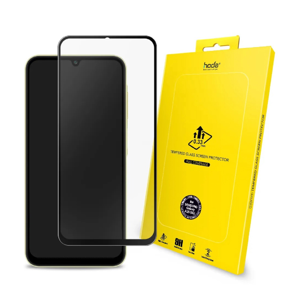 hoda 9H 0.33mm 高透 滿版 亮面 玻璃貼 螢幕貼 保護貼 適用 Samsung A25 A15 5G-細節圖2