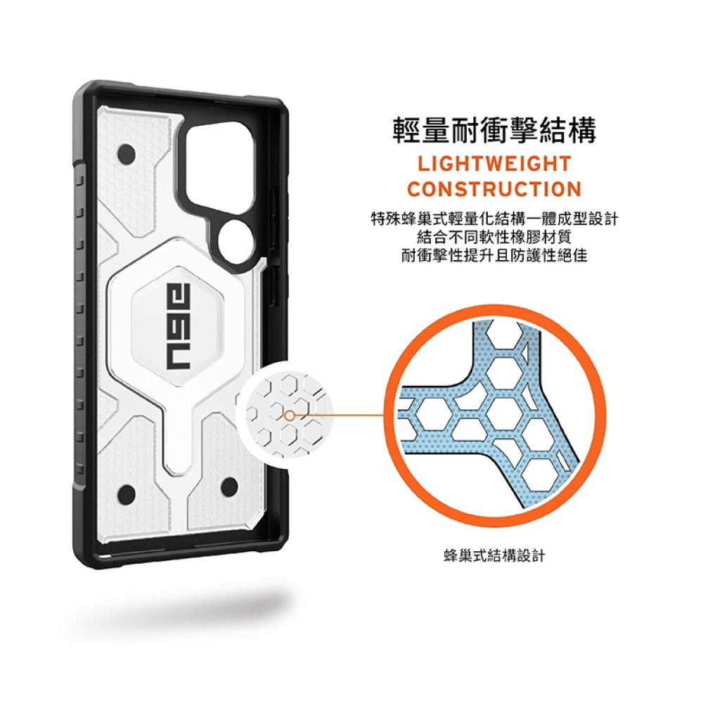 UAG 耐衝擊 透色 保護殼 手機殼 防摔殼 支援 MagSafe SAMSUNG Galaxy S24 Ultra-細節圖9