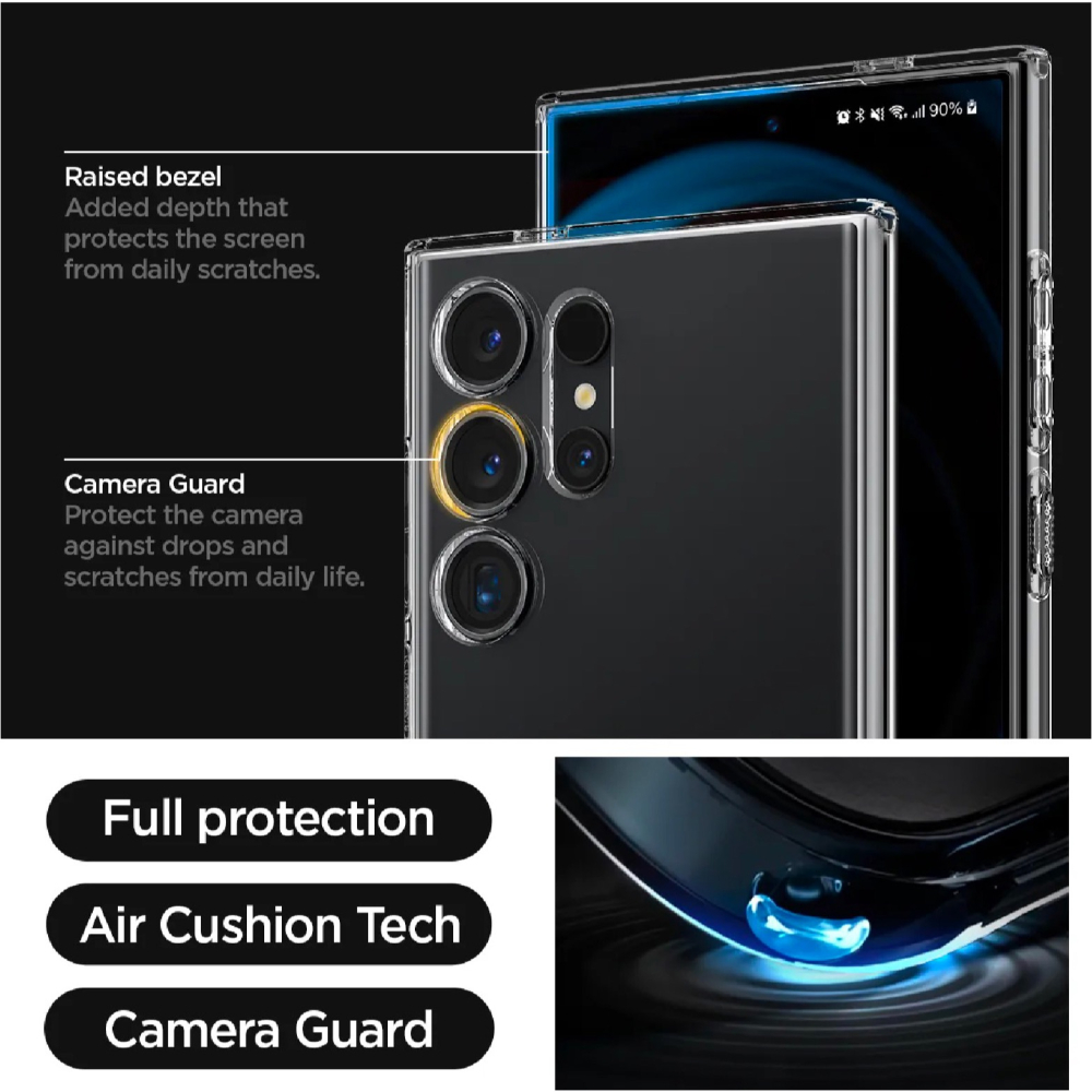 Spigen SGP Liquid 防摔殼 透明 保護殼 手機殼 Galaxy S24 S24+ Plus Ultra-細節圖6
