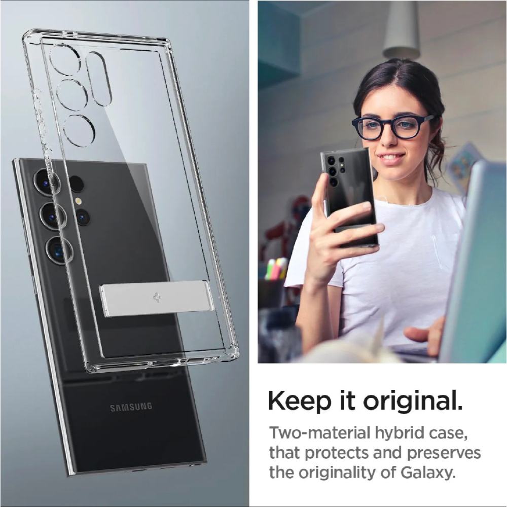 Spigen SGP Ultra Hybrid S 立架 支架防摔殼 保護殼 手機殼 Galaxy S24 Ultra-細節圖6
