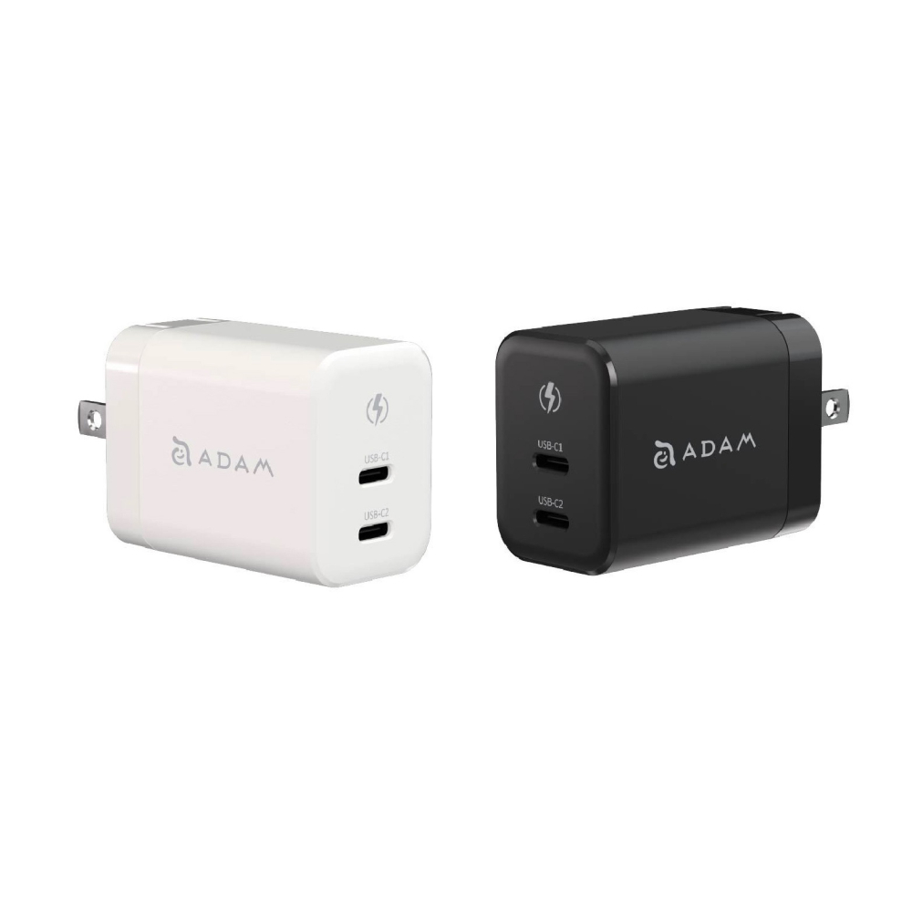 ADAM OMNIA X45C GaN 45W Type-C 雙孔 充電頭 充電器 快充頭 適 iPhone 15 14-細節圖2