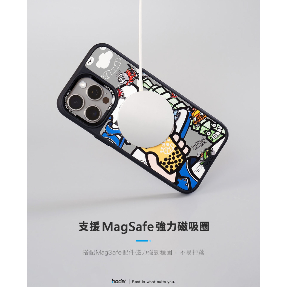 hoda 米豆 幻石 玻璃款 支援 MagSafe 手機殼 保護殼 防摔殼 適用 Samsung S24 Ultra-細節圖7