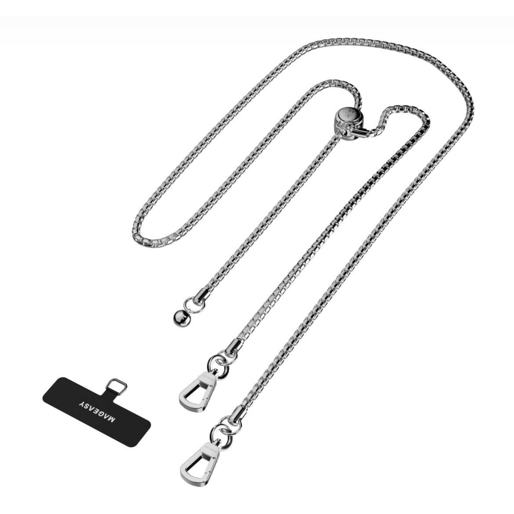 魚骨牌 Mageas 金屬鏈 掛繩 5.3mm 手機 金屬 掛繩 背繩 連接片 夾片 iPhone 15 14 s24-細節圖2