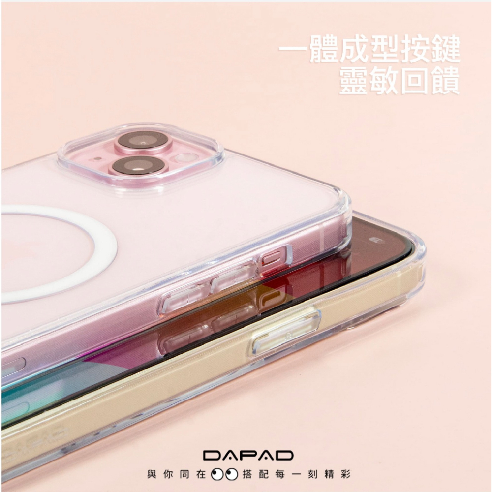 DAPAD 雙料 磁吸式 保護殼 防摔殼 手機殼 支援 MagSafe 適 iPhone 15 14 13-細節圖4