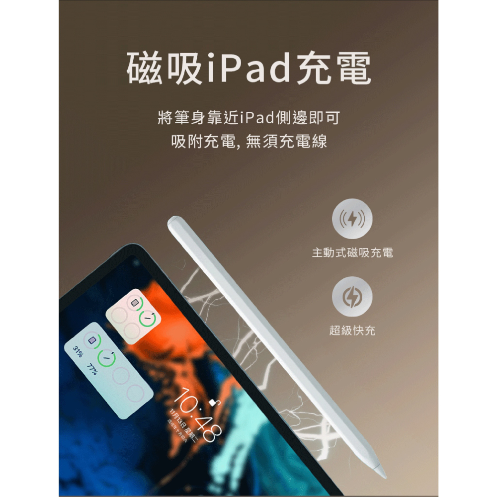 樂米 LARMI iPad 專用 繪圖筆 觸控筆 適 iPad Air Pro Mini-細節圖7