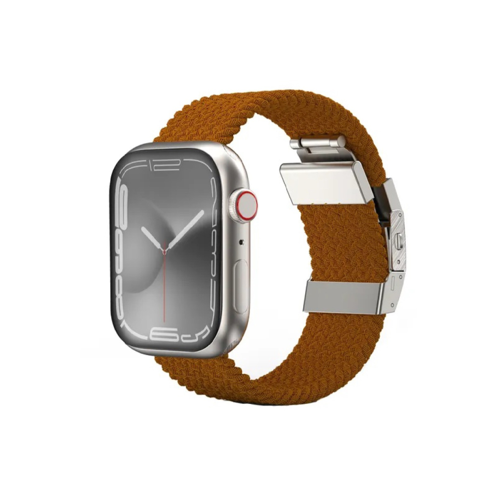 AMAZINGTHING 彈性 編織 智慧型 手錶 錶帶 適 Apple Watch 45 44 42 mm-細節圖2