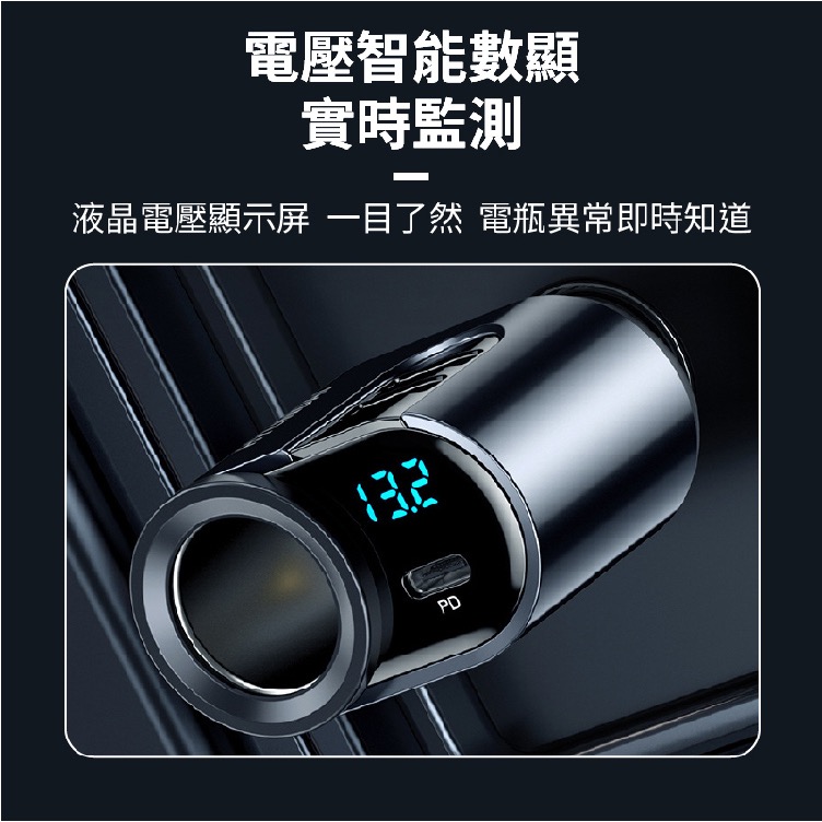 Songwin 127W萬向 車用 車充 車載 點菸器 充電器 充電頭 適 iPhone 15 14 13-細節圖7