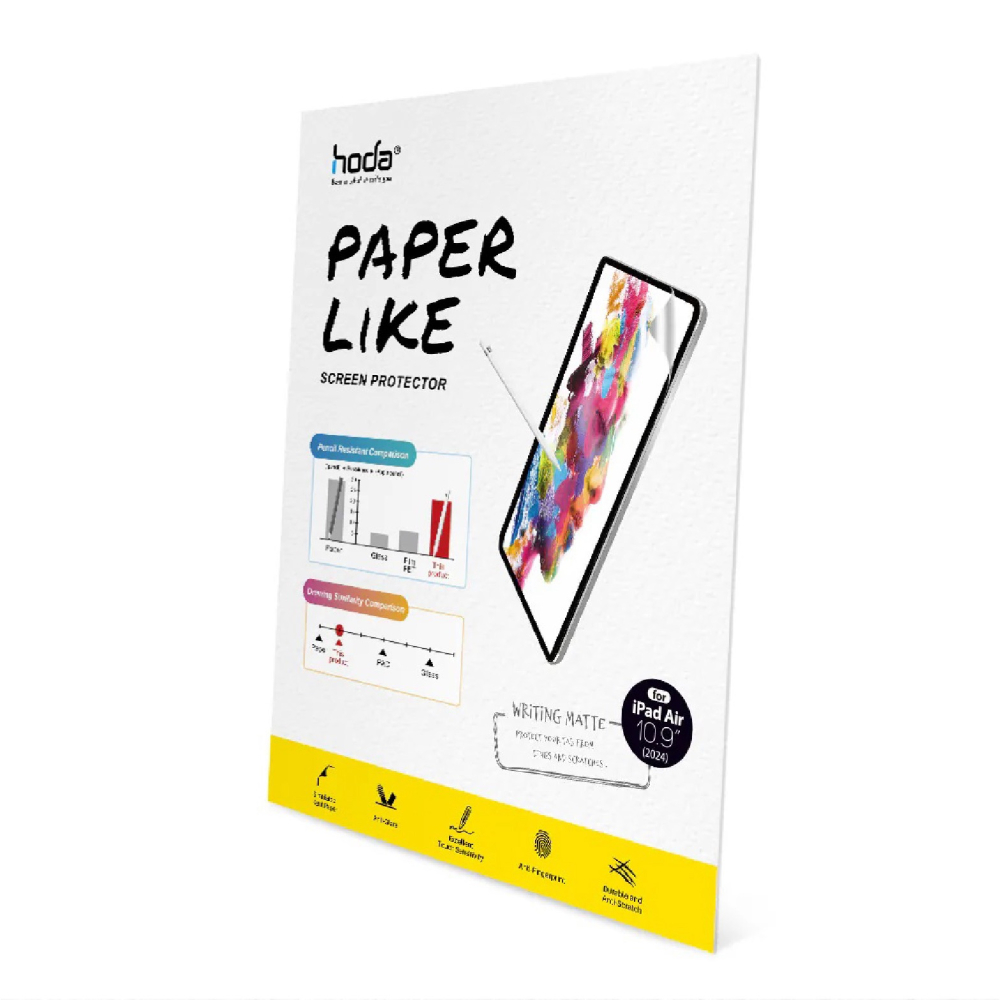 Hoda 類紙膜 玻璃貼 保護貼 螢幕貼 適 iPad Air 6 Pro 11 13 吋-細節圖2