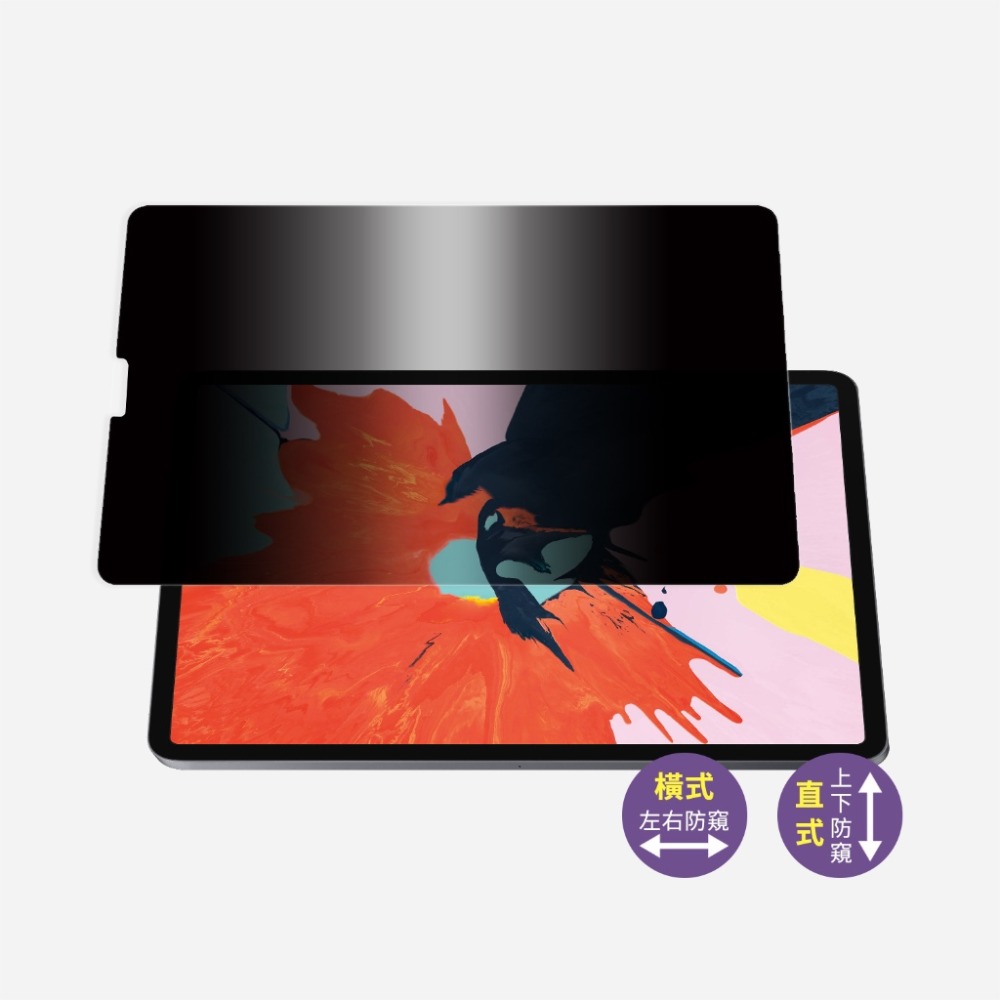 DAPAD 9H 防窺 保護貼 螢幕貼 玻璃貼 適 iPad Air Pro 10.2 10.9 11 12.9 吋-規格圖8