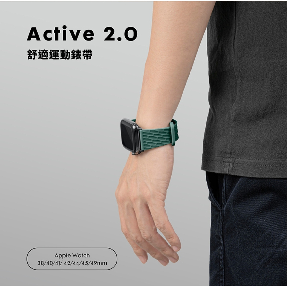 LAUT 萊德 運動 錶帶 手錶 親膚 適 Apple Watch 38 40 41 42 44 45 49 mm-細節圖4