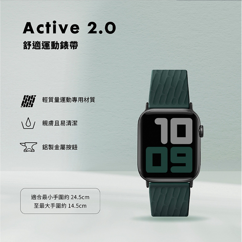 LAUT 萊德 運動 錶帶 手錶 親膚 適 Apple Watch 38 40 41 42 44 45 49 mm-細節圖5