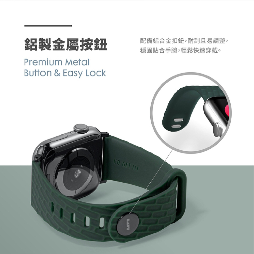 LAUT 萊德 運動 錶帶 手錶 親膚 適 Apple Watch 38 40 41 42 44 45 49 mm-細節圖8
