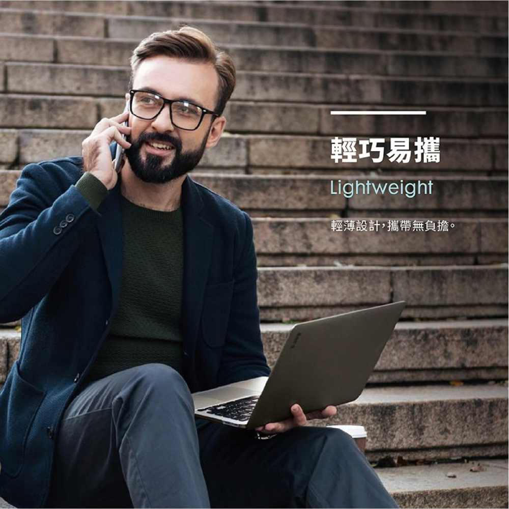 LAUT 萊德 霧面 筆電 防摔殼 保護殼 保護套 適 Macbook Air 13 13.6 15 吋-細節圖8